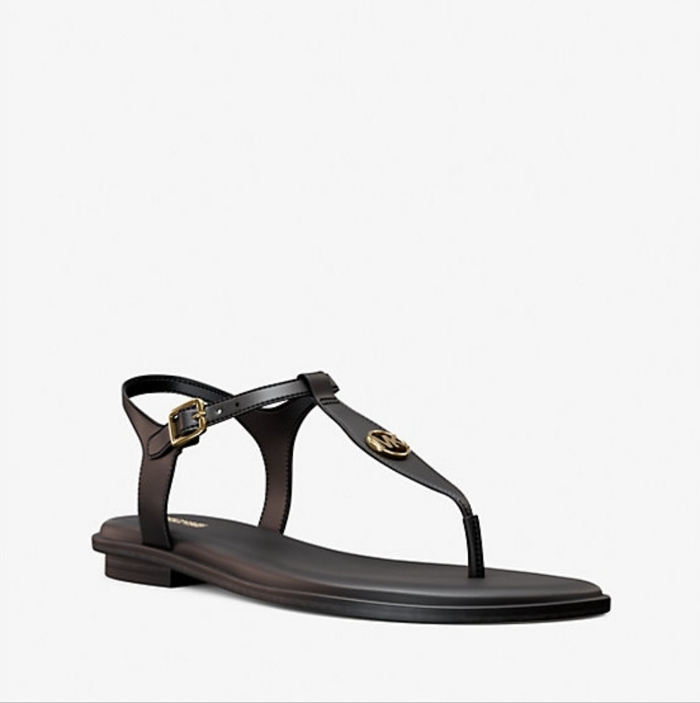 Michael Kors Mallory T-Strap Sandal - Black